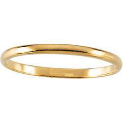 14K Yellow Gold Children's Plain Ringyellow 