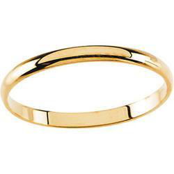 14K Yellow Gold Children's Plain Ringyellow 