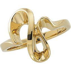 14K Yellow Gold Metal Fashion Ringyellow 