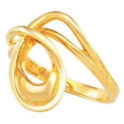 14K Yellow Gold Metal Fashion Ringyellow 