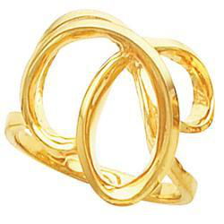 14K Yellow Gold Metal Fashion Ringyellow 