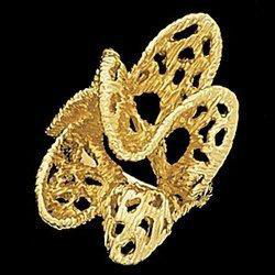 14K Yellow Gold Metal Fashion Ringyellow 