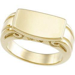 14K Yellow Gold Metal Fashion Ringyellow 