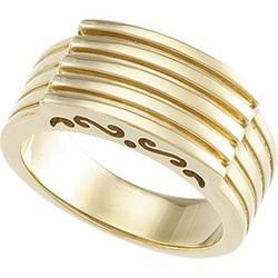 14K Yellow Gold Metal Fashion Ringyellow 