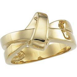14K Yellow Gold Metal Fashion Ringyellow 