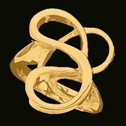 14K Yellow Gold Metal Fashion Ringyellow 