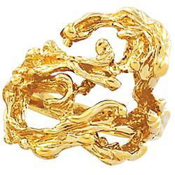 14K Yellow Gold Metal Fashion Ringyellow 