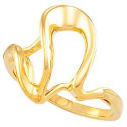 14K Yellow Gold Metal Fashion Ringyellow 