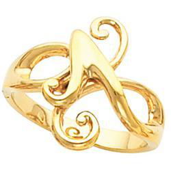 14K Yellow Gold Metal Fashion Ringyellow 