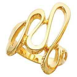 14K Yellow Gold Metal Fashion Ringyellow 