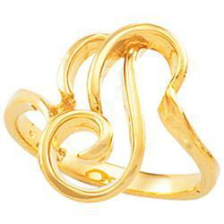 14K Yellow Gold Metal Fashion Ringyellow 