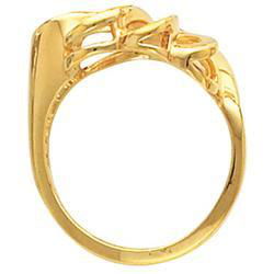 14K Yellow Gold Metal Fashion Ringyellow 