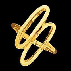14K Yellow Gold Metal Fashion Ringyellow 