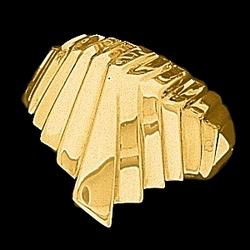 14K Yellow Gold Metal Fashion Ringyellow 