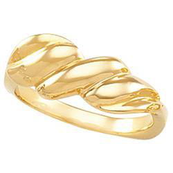 14K Yellow Gold Metal Fashion Ringyellow 