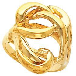 14K Yellow Gold Metal Fashion Ringyellow 