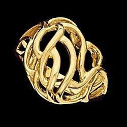 14K Yellow Gold Metal Fashion Ringyellow 