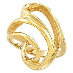 14K Yellow Gold Metal Fashion Ringyellow 
