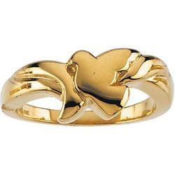 14K Yellow Gold Holy Spirit Ringyellow 