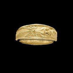 14K Yellow Gold Holy Spirit Ringyellow 