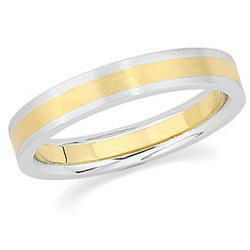 Platinum & 18K Yellow Gold Design Bandplatinum 