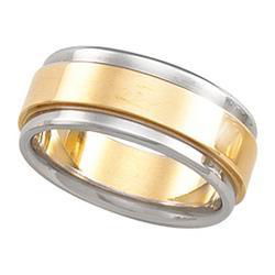 Platinum & 18K Yellow Gold Designer Bandplatinum 