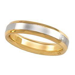 Platinum & 18K Yellow Gold Designer Bandplatinum 