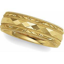 14K Yellow Gold Design Bandyellow 
