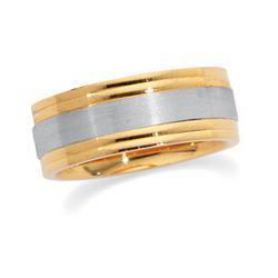 Platinum & 18K Yellow Gold Design Bandplatinum 