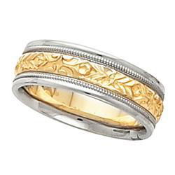 Platinum & 18K Yellow Gold Design Bandplatinum 