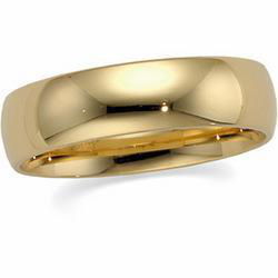 10K Yellow Gold Light Comfort Fit Band - 7mmyellow 