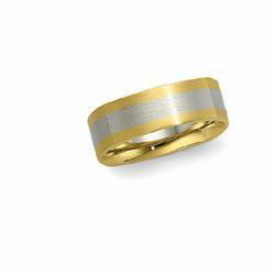 14K Two Tone Gold Bandtwo 