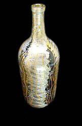 Angel Wings Design - Hand Painted - Wine Bottle with Hand Painted Stopperangel 