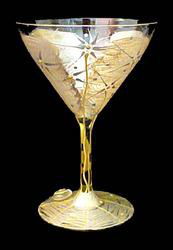 Angel Wings Design - Hand Painted - Grande Martini - 10 oz.angel 