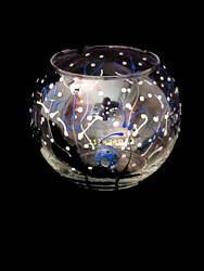 Jewish Celebration Design - Hand Painted - 19 oz. Bubble Ball with candlejewish 
