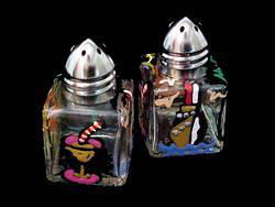 Kismet Cruise Design - Hand Painted - Mini Salt & Peppers, .5 oz., Set of 2kismet 