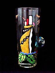 Kismet Cruise Design - Hand Painted - Collectible Shooter Glass - 1.5 oz.kismet 
