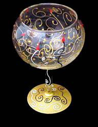 Celebration Design - Hand Painted - Grande Goblet - 17.5 oz..celebration 