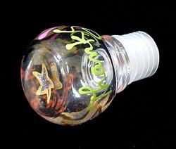 Colorful Thanks Design - Hand Painted - Wine Bottle Stoppercolorful 
