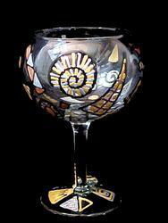 Dad Design - Hand Painted - Grande Goblet - 17.5 oz.dad 