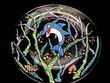 Dazzling Dolphin Design - Hand Painted - Dinner/Display Plate - 10 inch diameter