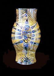 Egyptian Princess Design - Hand Painted - 8 inch Hurricane Shadeegyptian 