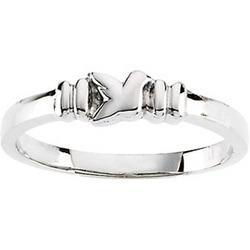 Sterling Silver Holy Spirit Ring - Size 5sterling 