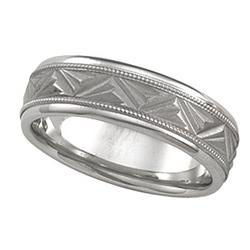 14K White Gold Design Bandwhite 