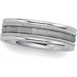14K White Gold Design Duo Bandwhite 