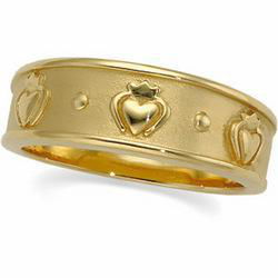 14K Yellow Gold Bridal Duo Bandyellow 
