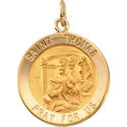 14K Yellow Gold St. Thomas Medalyellow 