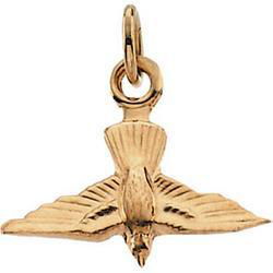14K Yellow Gold Holy Spirit Pendantyellow 
