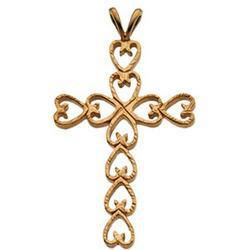14K Yellow Gold Cross Pendantyellow 