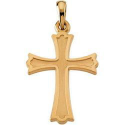 14K Yellow Gold Cross Pendantyellow 